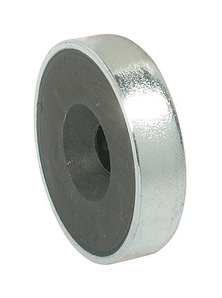 Türschnapper Magnetschäpper inkl. Gegenstück Magnetverschluss für Metallschränke zum Schrauben | Metall verzinkt | Haftkraft 3,6 Kg | Möbelbeschläge von GedoTec® von Gedotec