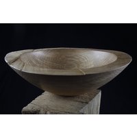 Große Holzschale | Buchenholz Schale Weihnachtsgeschenk Frauen Nachhaltige Geschenke Handgedrechselte Unikat von Geduldspielmann