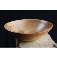 Holzschale Gedrechselt | Obstschale Holz Kirschholz Deko Handgemachte Schale Geschenkidee Valentinstag Ostergeschenk von Geduldspielmann