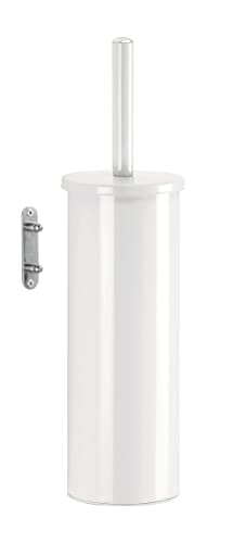 GEDY Taipei WC-Bürste aus Edelstahl, weiß, 37,7 x 9,1 x 10 cm und Gewicht 0,394 kg von Gedy