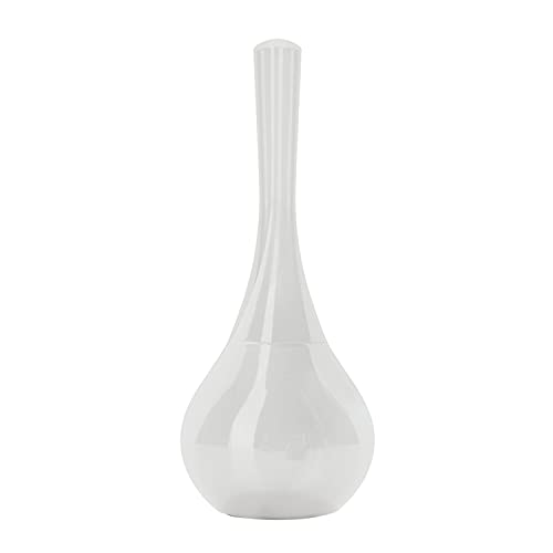 Gedy Adelaide Weiß, Maße und Gewicht: 40,3 x 16,5 x 16,5 cm & 0,685 kg, aus Keramik, Finish, WC-Bürste Design von R&D, 2 Jahre Garantie, Einzigartig von Gedy