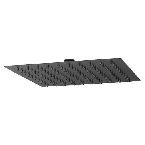 Gedy Duschbrause 1 Jet Tech 13 20 cm schwarz matt von Gedy
