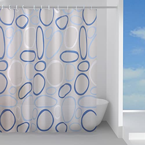 Gedy | Duschvorhang aus Peva, hellblau, Maße: 200 x 240 x 0,1 cm und Gewicht 0,495 kg von Gedy