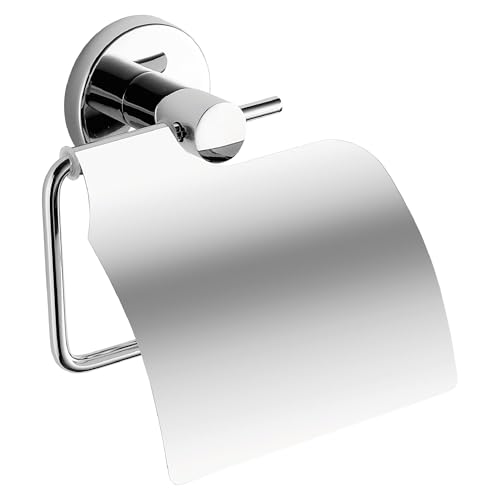 Gedy Felce Plus Toilettenpapierhalter mit Deckel, Chrom von Gedy