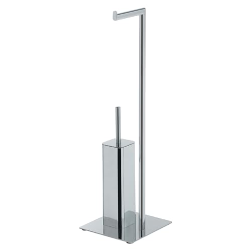 Gedy Felix Columna Toilettenpapierhalter & Toilettenbürstenhalter Chrom von Gedy