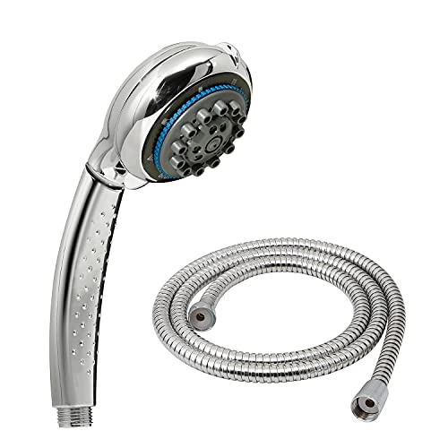 Gedy G-Easy 06, Handbrause mit 5 Strahlarten, Duschkopf mit Chrom-Finish, 2 Jahre Garantie, Design R&S, sandabweisender Duschfilter im Lieferumfang enthalten Gedy G-Easy 06, Handbrause mit 5 Strahlarten, Duschkopf mit Chrom-Finish, 2 Jahre Garantie, Design R&S, sandabweisender Duschfilter im Lieferumfang enthalten von Gedy