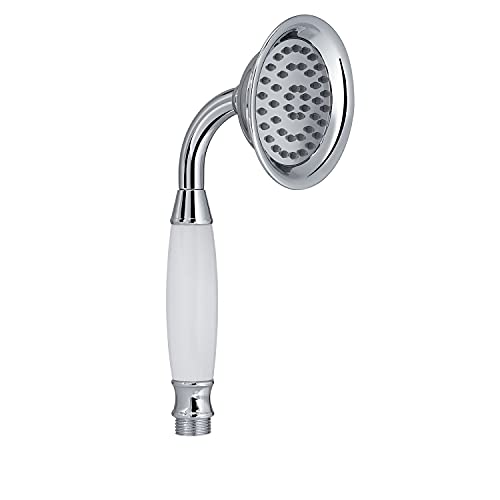 Gedy Chrom, G-Liberty 00, Handbrause 1 Strahlart, Duschkopf aus ABS mit Finish, 5 Jahre Garantie, Design R&S, sandabweisender Duschfilter inklusive, einzigartig Gedy Chrom, G-Liberty 00, Handbrause 1 Strahlart, Duschkopf aus ABS mit Finish, 5 Jahre Garantie, Design R&S, sandabweisender Duschfilter inklusive, einzigartig von Gedy
