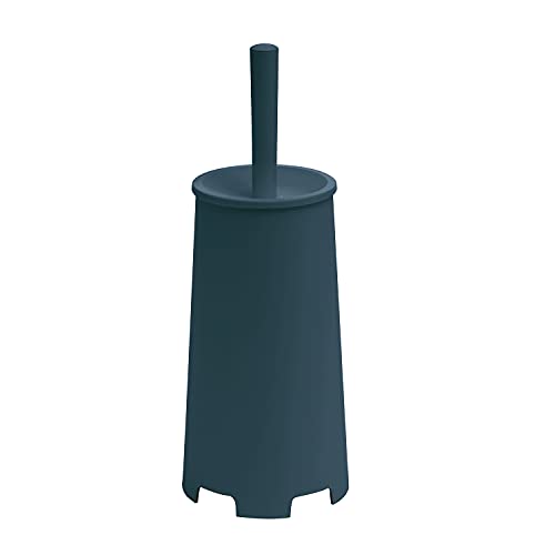 Gedy G-Oscar Stand-WC, Farbe Petrolblau, 35 x 13 x 13 cm, Gewicht 0,396 kg, WC-Bürste mit Borsten aus thermoplastischen Harzen, 2 Jahre Garantie, R&D-Design, einzigartig von Gedy