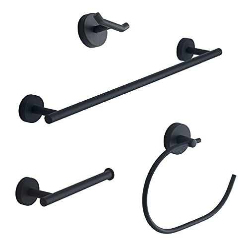Gedy Osaka 4-teiliges Set aus Edelstahl, Farbe schwarz, Tücher 45 cm, Rolle, 1 Kleiderhaken, 1 Handtuchhalter, 10 Jahre Garantie, R&S Design, einzigartig Gedy Osaka 4-teiliges Set aus Edelstahl, Farbe schwarz, Tücher 45 cm, Rolle, 1 Kleiderhaken, 1 Handtuchhalter, 10 Jahre Garantie, R&S Design, einzigartig von Gedy