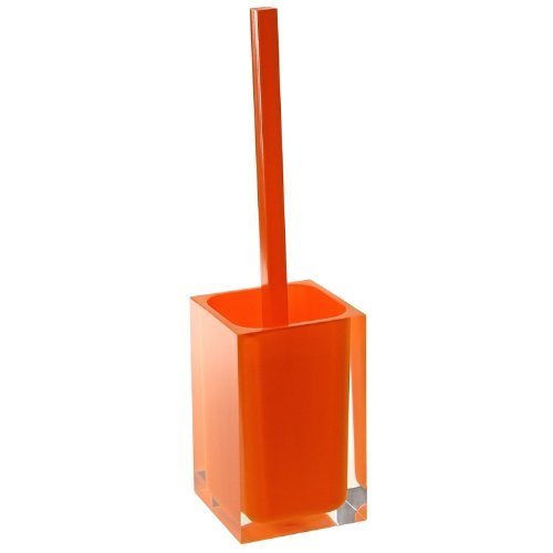 Gedy Rainbow Dekorativer WC-Bürstenhalter, quadratisch, Orange von Gedy