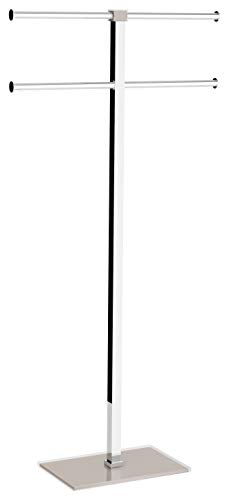 Gedy Rainbow Handtuchhalter mit Standfuß, Rostfreier Edelstahl, 40,4x15,5x83x7 von Gedy
