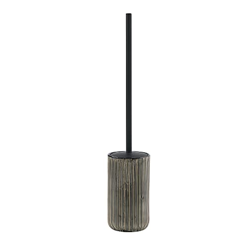 Gedy Schwarz, G-Naomi, WC-Bürste, aus Keramik, 2 Jahre, Maße 45,5 x 9 x 9 cm und Gewicht 0,502 kg, Design R&D, einzigartig Gedy Schwarz, G-Naomi, WC-Bürste, aus Keramik, 2 Jahre, Maße 45,5 x 9 x 9 cm und Gewicht 0,502 kg, Design R&D, einzigartig von Gedy