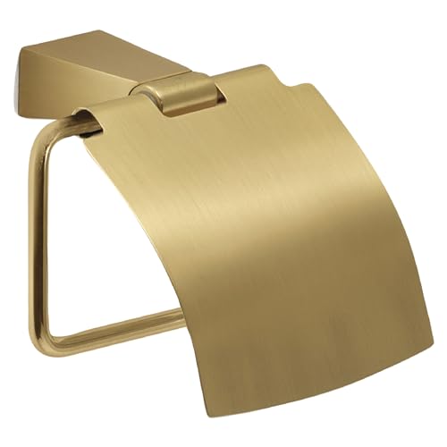 Gedy Toilettenpapierhalter mit Deckel Tonale Gold matt von Gedy