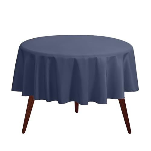 Gee Di Moda GDMPRD70N Tischdecken, Polyester, Marineblau, 70" (Round) von Gee Di Moda