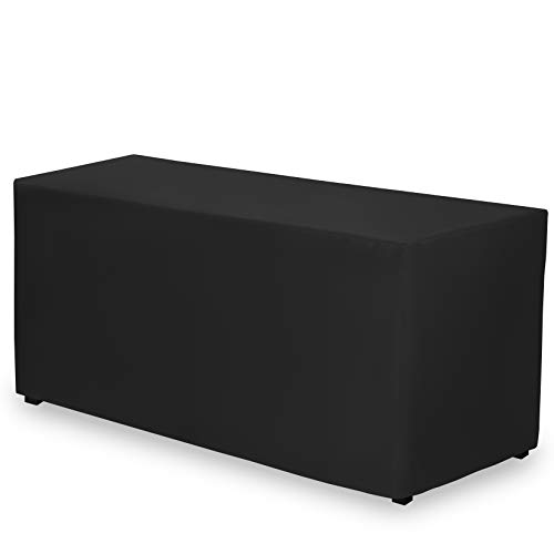 Gee Di Moda Tischdecke – 183 x 76 cm, Schwarze Tischdecke für rechteckige Tische, strapazierfähiger, waschbarer Stoff, für Buffet-Tisch, Urlaub, Party, Abendessen, Hochzeit und Messe Gee Di Moda Tischdecke – 183 x 76 cm, Schwarze Tischdecke für rechteckige Tische, strapazierfähiger, waschbarer Stoff, für Buffet-Tisch, Urlaub, Party, Abendessen, Hochzeit und Messe von Gee Di Moda