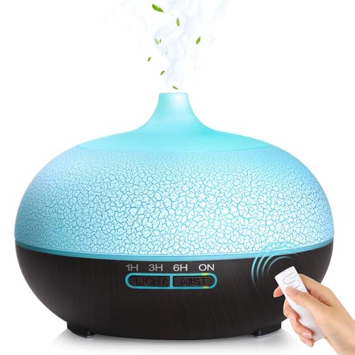 GeeRic Aroma Diffuser für Duftöle, 550ml Ultraschall Luftbefeuchter Diffusor für ätherische Öle,Raumbefeuchter Aromatherapie Öle Duftlampe mit 7 Farben LED Leichte für Schlafzimmer Büro Yoga Spa GeeRic Aroma Diffuser für Duftöle, 550ml Ultraschall Luftbefeuchter Diffusor für ätherische Öle,Raumbefeuchter Aromatherapie Öle Duftlampe mit 7 Farben LED Leichte für Schlafzimmer Büro Yoga Spa von GeeRic