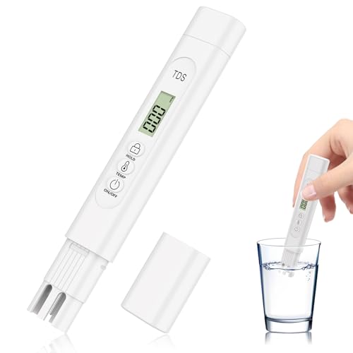 GeeRic Wasserqualitätstest Meter, Water Tester 3-in-1 TDS-Messgerät Digitaler Wassertester, TDS EC und Temperatur (℃/℉) Messgerät, Schnelles genaues Wassertestgerät von GeeRic