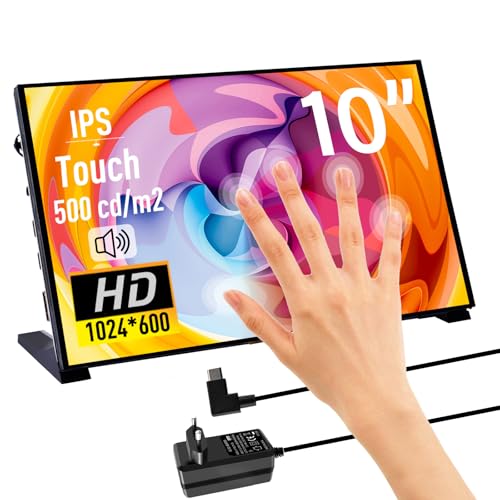 GeeekPi 10.1-Zoll-Kapazitiver-Touchscreen für Raspberry Pi,HDMI-Monitor IPS 1024x600 LCD-Display mit Dual Speakers für Raspberry Pi 5/4B/3B+/3B,mit Montageloch zur Installation des Raspberry Pi-Board GeeekPi 10.1-Zoll-Kapazitiver-Touchscreen für Raspberry Pi,HDMI-Monitor IPS 1024x600 LCD-Display mit Dual Speakers für Raspberry Pi 5/4B/3B+/3B,mit Montageloch zur Installation des Raspberry Pi-Board von GeeekPi