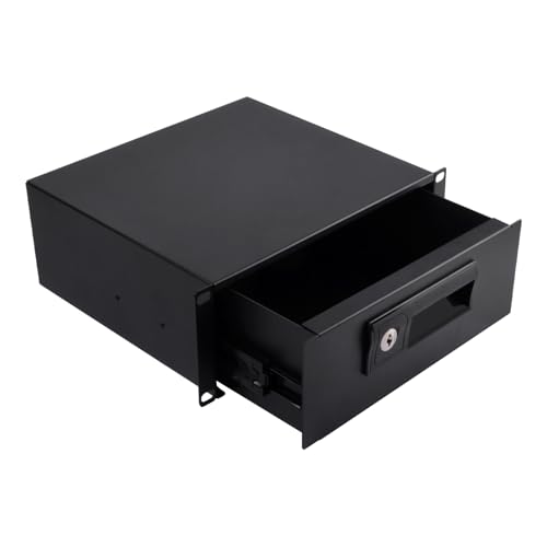 GeeekPi 2U Rackmount-Schubladen-Serverschrank für 10-Zoll-Server-Racks und -Schränke, kompatibel mit DeskPi RackMate T0/T1 von GeeekPi