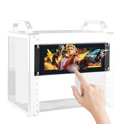 GeeekPi 7,84 Zoll 1280 x 400 kapazitiver Touchscreen-LCD-Display 2U-Rack-Montage-Monitor für DeskPi RackMate T0/T1/T2-Serverschrank GeeekPi 7,84 Zoll 1280 x 400 kapazitiver Touchscreen-LCD-Display 2U-Rack-Montage-Monitor für DeskPi RackMate T0/T1/T2-Serverschrank von GeeekPi