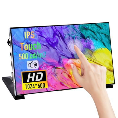 GeeekPi 7 Inch Capacitive Touchscreen Monitor for Raspberry Pi, 1024x600 IPS LCD Display with Dual-Speaker, HDMI Portable Monitor for Raspberry Pi 5/Pi 4B/3B+/3B/B+/Zero/400,Win11/10/8, BPi M5/M2 Zero GeeekPi 7 Inch Capacitive Touchscreen Monitor for Raspberry Pi, 1024x600 IPS LCD Display with Dual-Speaker, HDMI Portable Monitor for Raspberry Pi 5/Pi 4B/3B+/3B/B+/Zero/400,Win11/10/8, BPi M5/M2 Zero von GeeekPi