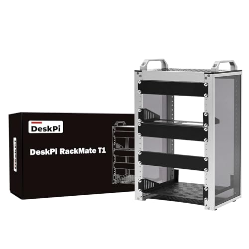 GeeekPi 8U Netzwerkschrank, 10-Zoll-Rack für Netzwerk-, Server-, Audio- und Videoausrüstung, DeskPi RackMate T1 Rackmount-Server-Schrank Gehäuse GeeekPi 8U Netzwerkschrank, 10-Zoll-Rack für Netzwerk-, Server-, Audio- und Videoausrüstung, DeskPi RackMate T1 Rackmount-Server-Schrank Gehäuse von GeeekPi