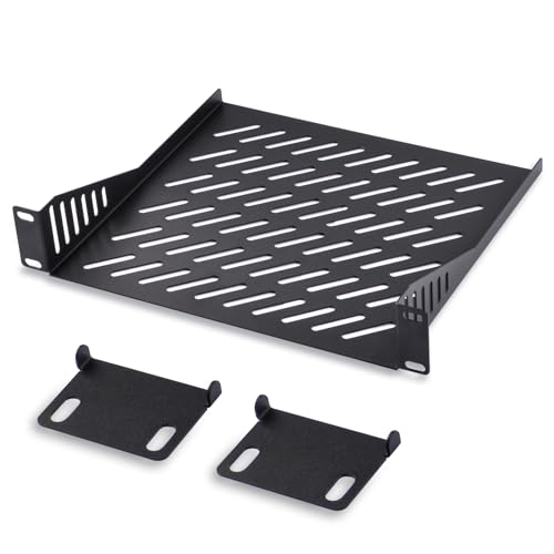 GeeekPi DeskPi RackMate Accessories Rack Shelf 10 inch 1U Rack, 1U Server Rack Shelf Vented Rack Mount Cantilever Tray for 10 Inch Network Equipment Rack & Cabinet and DeskPi Rackmate T1/T0 GeeekPi DeskPi RackMate Accessories Rack Shelf 10 inch 1U Rack, 1U Server Rack Shelf Vented Rack Mount Cantilever Tray for 10 Inch Network Equipment Rack & Cabinet and DeskPi Rackmate T1/T0 von GeeekPi