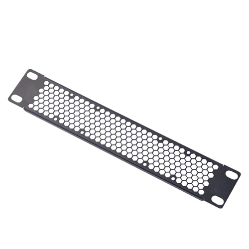 GeeekPi belüftete 1U-Blindpanel-Rackhalterung aus Metall für DeskPi RackMate T1/T0/T2 und 10-Zoll-Server-Rack/Netzwerkschrank von GeeekPi
