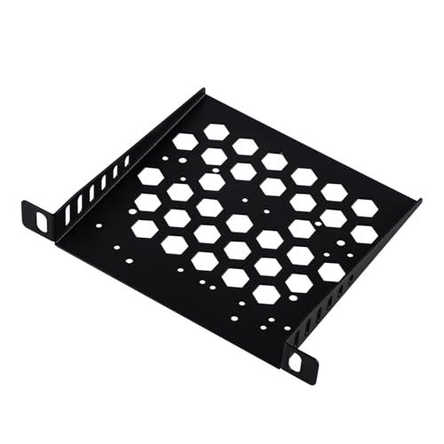 GeeekPi DeskPi RackMate TT Accessories 7 Zoll 0,5U Rack Shelf, 0,5U Server Rack Shelf Vented Rack Mount Ausleger, nur für DeskPi RackMate TT Network Kabinett von GeeekPi