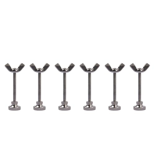 GeeekPi DeskPi RackMate Zubehör M3 Flügelmutter und Bolzen, 6 Stück (M3 x 30 Rändelschraube + M3-0,5 Daumenmutter) für DeskPi RackMate T1/T0/T2 Rackmount und Server-Rack/Netzwerkschrank von GeeekPi
