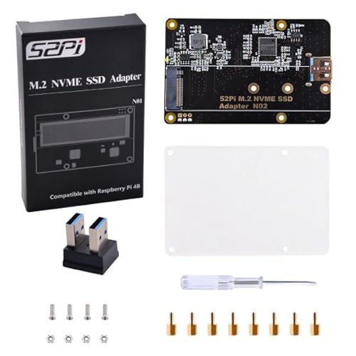 GeeekPi M.2 NVME SSD Storage Expansion Board for Raspberry Pi 4, Only Support M.2 NVME SSD (Raspberry Pi Board and M.2 NVME SSD NOT Included) GeeekPi M.2 NVME SSD Storage Expansion Board for Raspberry Pi 4, Only Support M.2 NVME SSD (Raspberry Pi Board and M.2 NVME SSD NOT Included) von GeeekPi
