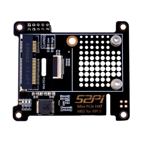 GeeekPi PCIe Express to Mini PCIe HAT M02 for Raspberry Pi 5, Support All Mini PCIe Devices Network Cards Mini PCIe Adapter GeeekPi PCIe Express to Mini PCIe HAT M02 for Raspberry Pi 5, Support All Mini PCIe Devices Network Cards Mini PCIe Adapter von GeeekPi