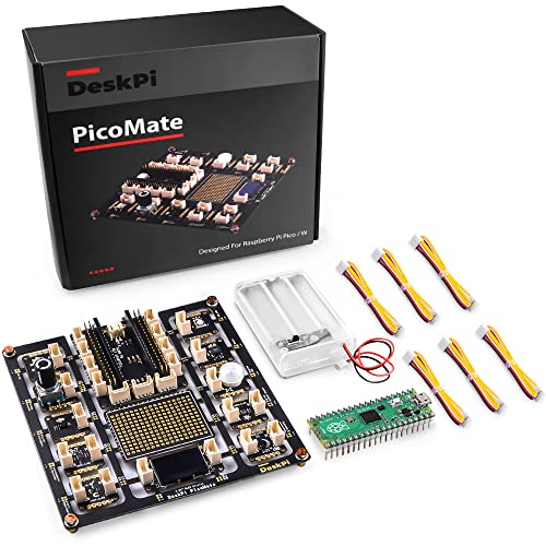 GeeekPi Raspberry Pi Pico Board with DeskPi PicoMate for Raspberry Pi Pico, DeskPi PicoMate Expansion Board Breakout Module Board for Raspberry Pi Pico/Pico W GeeekPi Raspberry Pi Pico Board with DeskPi PicoMate for Raspberry Pi Pico, DeskPi PicoMate Expansion Board Breakout Module Board for Raspberry Pi Pico/Pico W von GeeekPi