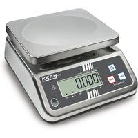 KERN Edelstahl-Tischwaage FFN 1K-4NM, Schutzklasse IP 65, Wägebereich max. 1,5 kg von Kern