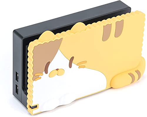 GeekShare Anti Scratch Switch Dock Cover Skin – Weiche Silikon-Frontplatte für Switch Dock – DIY-Ersatzschale, kompatibel mit Switch Charging Dock von GeekShare