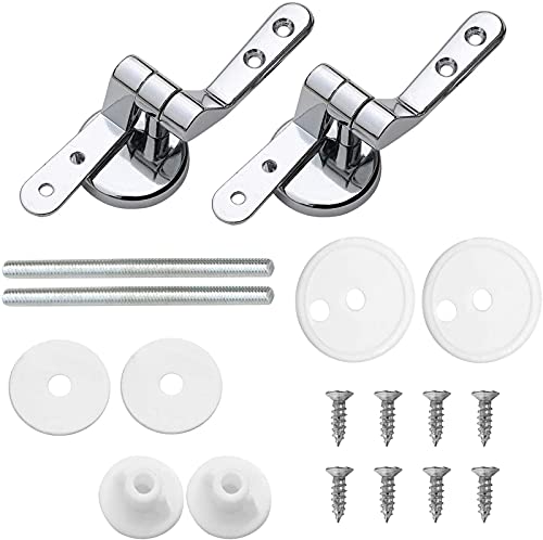 GeekerChip Scharniere für WC-Sitz, Ersatz, WC-Sitz, WC-Sitz, Befestigungen, geeignet für alle Arten von Toilettenstilen, einfache Montage GeekerChip Scharniere für WC-Sitz, Ersatz, WC-Sitz, WC-Sitz, Befestigungen, geeignet für alle Arten von Toilettenstilen, einfache Montage von GeekerChip