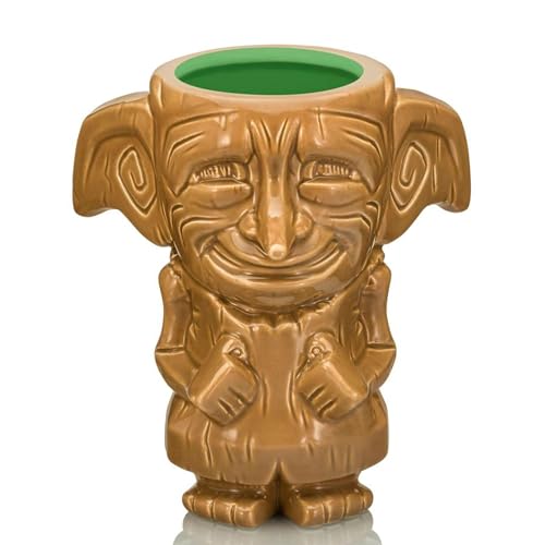 Geeki Tikis Harry Potter Dobby-Keramikbecher, Party-Cocktailbecher für Likör und Getränke, Fassungsvermögen: 370 ml von Harry Potter