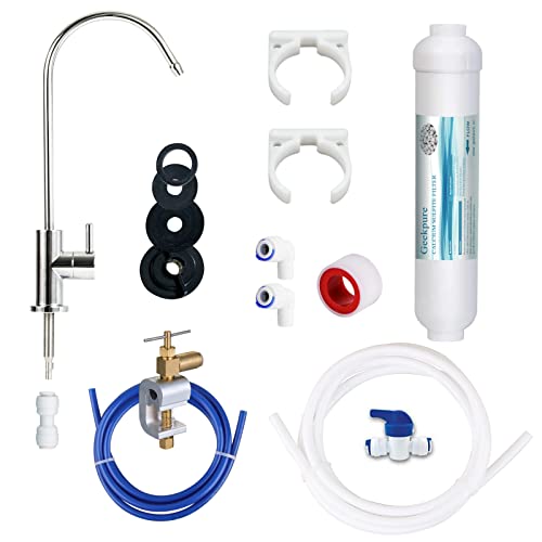 Geekpure Inline unter Waschbecken Trinkwasser Filtration Kit DIY System entfernen Chlor von Geekpure