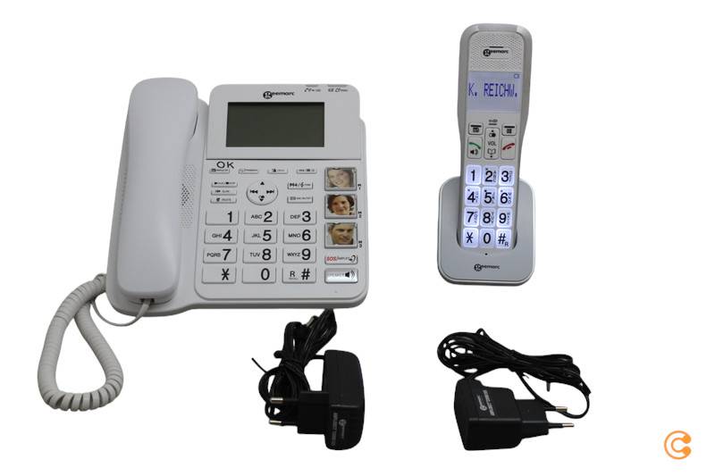 Geemarc AMPLIDECT 595 COMBI Schnurgebundenes Seniorentelefon DEFEKTWARE von Geemarc