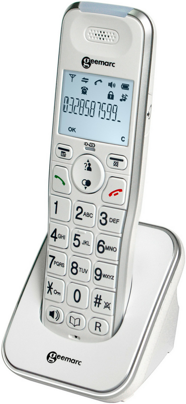 Geemarc Amplidect 295 Ad Schnurloses Seniorentelefon Beleuchtetes Display Weiß B-Ware Geemarc Amplidect 295 Ad Schnurloses Seniorentelefon Beleuchtetes Display Weiß B-Ware von Geemarc
