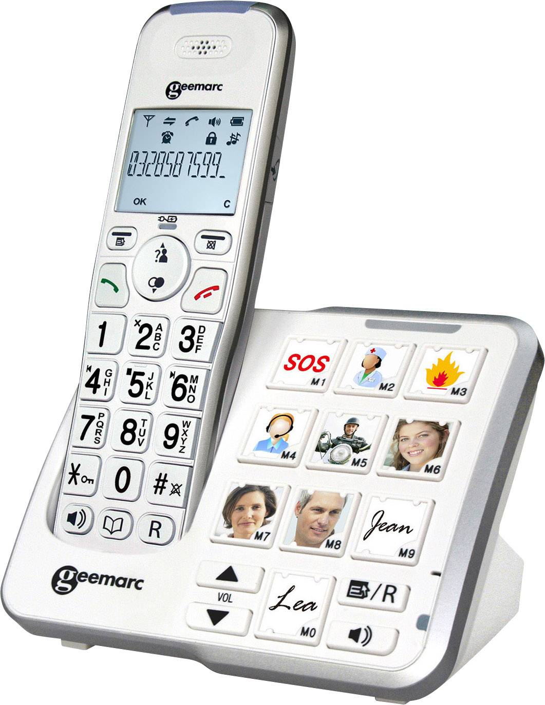 Geemarc Amplidect 295 Photo Schnurloses Seniorentelefon Anrufbeantworter Weiß B-Ware Geemarc Amplidect 295 Photo Schnurloses Seniorentelefon Anrufbeantworter Weiß B-Ware von Geemarc