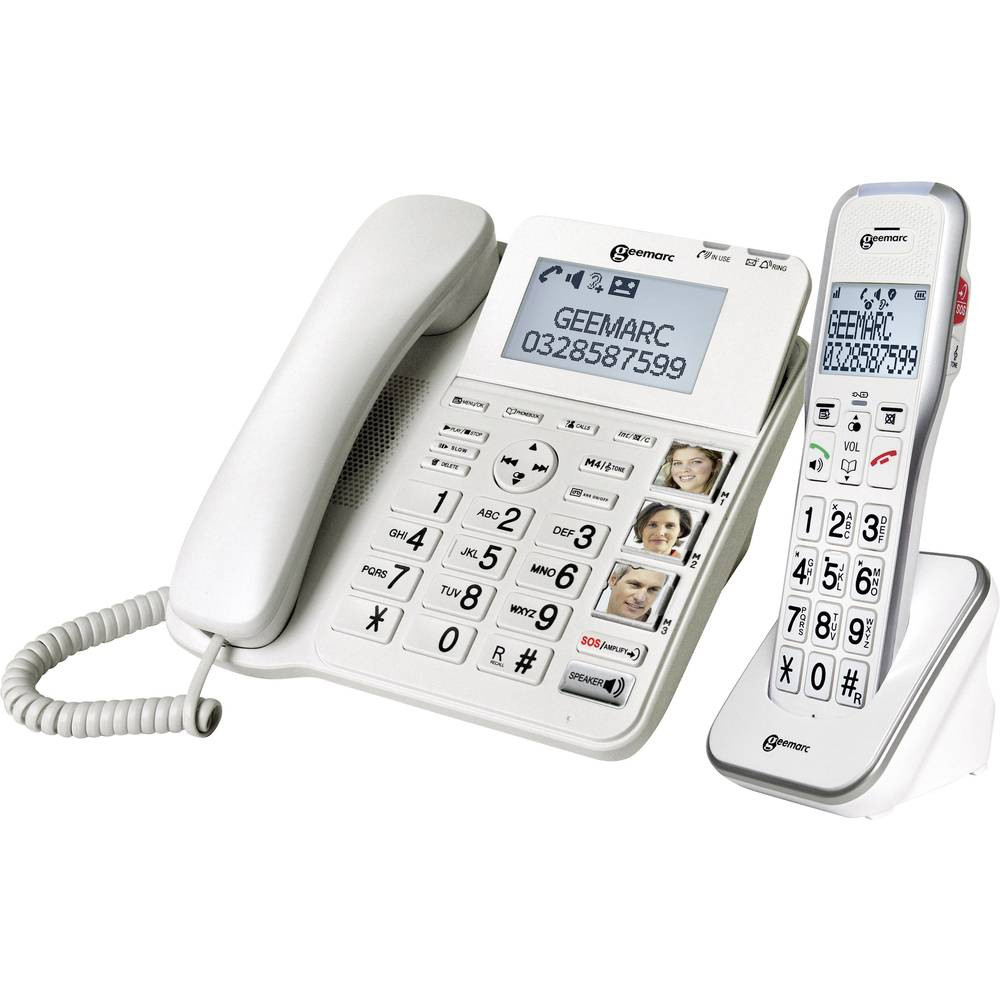 Geemarc Amplidect 595 Combi Schnurgebundenes Seniorentelefon Anrufbeantworter B-Ware Geemarc Amplidect 595 Combi Schnurgebundenes Seniorentelefon Anrufbeantworter B-Ware von Geemarc