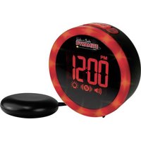 Geemarc JWNS-DYNAMITE_BLK_VD Quarz Wecker Schwarz Alarmzeiten 1 USB Anschluss, Extra lauter Weckton von Geemarc