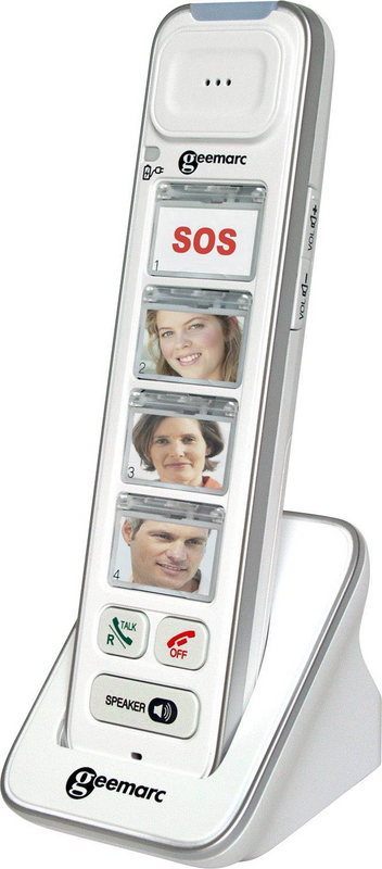 Geemarc Photo Dect 295 Schnurloses Seniorentelefon Mobilteil Telefon Hac Weiß B-Ware von Geemarc