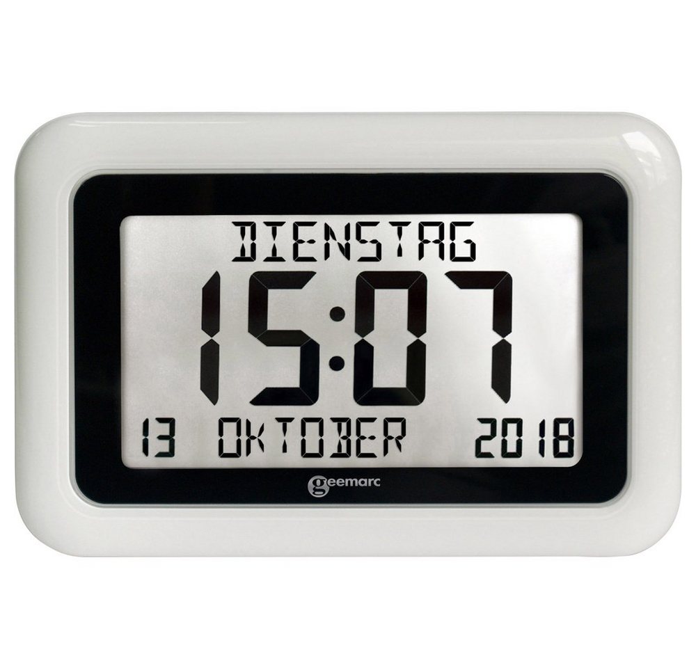 Geemarc Tischuhr Geemarc VISO10_WH_VDE Quarz Funkuhr Weiß Geemarc Tischuhr Geemarc VISO10_WH_VDE Quarz Funkuhr Weiß von Geemarc