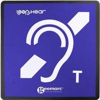 Geemarc WALLOOP_BLU_I Hinweisschild Kunststoff (B x H) 15cm x 15cm 1St. von Geemarc