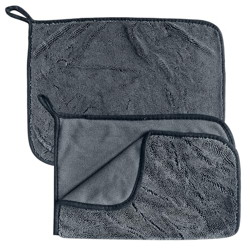 Geentargetel 2 Stück Waterjake Ultra-Wipes Trockentuch Dusche, Microfibre Car Cleaning Cloth, Auto Trockentuch Water Jake Wundertuch Mikrofasertücher (40 * 60cm) von Geentargetel