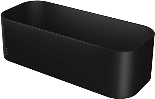 Geesa Frame Duschkorb, als Duschablage oder Wandregal zu verwenden, Kunststoff, Farbe: Schwarz, 250 x 80 x 110 mm von Geesa