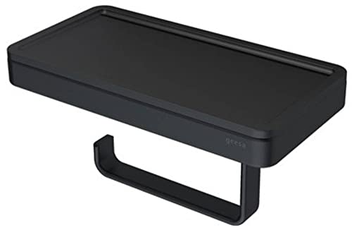 Geesa Frame Toilettenpapierhalter, WC-Bürstengarnitur aus Messing/Kunststoff, Farbe: Schwarz, hygienisch Dank integriertem Deckel und herausnehmbaren Kunststoffeinsatz, 210 x 105 x 108 mm Geesa Frame Toilettenpapierhalter, WC-Bürstengarnitur aus Messing/Kunststoff, Farbe: Schwarz, hygienisch Dank integriertem Deckel und herausnehmbaren Kunststoffeinsatz, 210 x 105 x 108 mm von Geesa