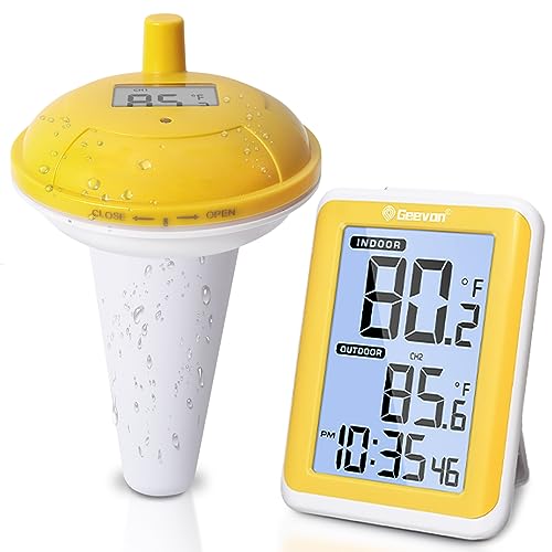 GEEVON Funk Poolthermometer Schwimmend von Geevon